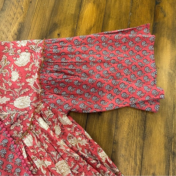 Rachel Zoe Floral Patchwork Babydoll Top NWOT - Picture 4 of 11